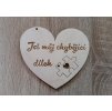 Dekorační srdíčko Jsi můj chybějící dílek