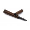 Dřevěné kuličkové pero Alpha Švestka Gunmetal