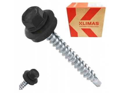 WFD 48035 RAL 7024-250ks-farmárske strešné skrutky