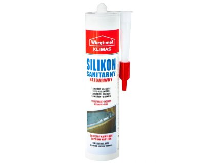 Silikón sanitárny bezfarebný 310ml-SSA-310-BB