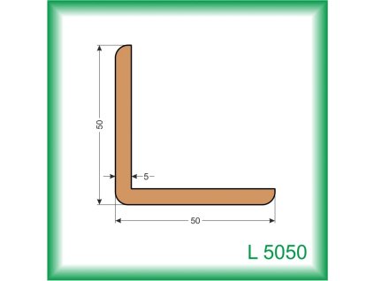 Rohové lišty L 50x50mm