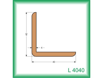 Rohové lišty L 40x40mm
