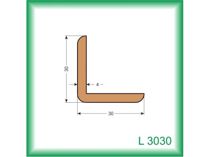 Rohové lišty L 30x30mm