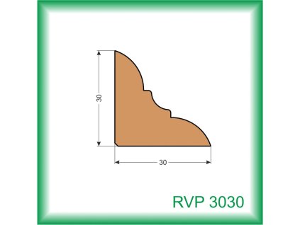 Rohové lišty RVP 30x30mm
