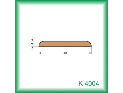 Krycie lišty K 40x04mm