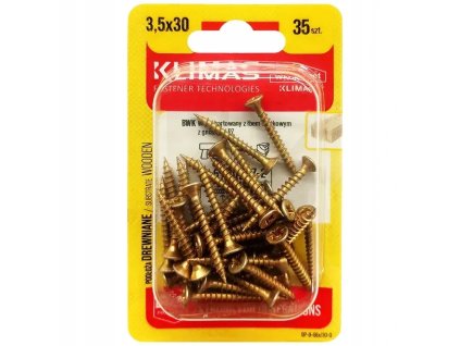 BWK 3.5x30mm-35ks-skrutky do drevo-krížové