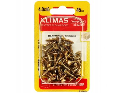 BWK 4x16mm-45ks-skrutky do drevo-krížové