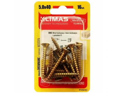 BWK 5x40mm-16ks-skrutky do drevo-krížové