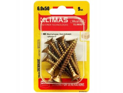 BWK 6x50mm-9ks-skrutky do drevo-krížové