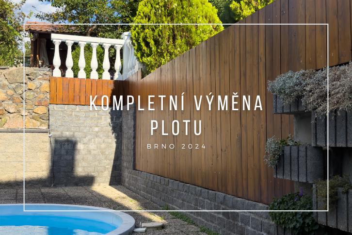 Kompletní výměna zahradního plotu a renovace kovové konstrukce s Estetik Profi