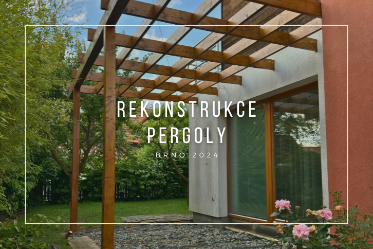 Pergola v novém kabátě: Kompletní výměna modřínové konstrukce a ESTETIK profi pro dlouholetou ochranu