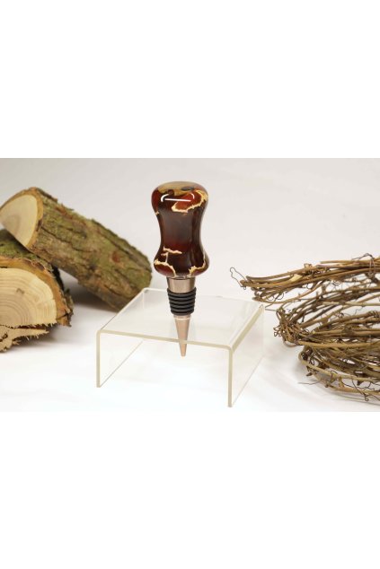 Zátka na víno ZVP024 Land lotus a pryskyřice