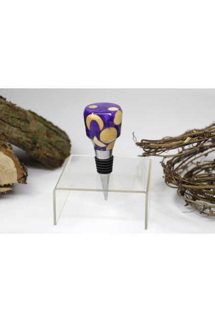 Zátka na víno ZVP037 Břízové kousky a pryskyřice