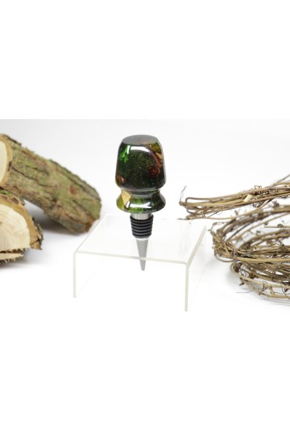 Zátka na víno ZVP051 Třešňové dřevo a pryskyřice