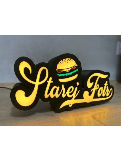 Lampička logo Starej Fotr
