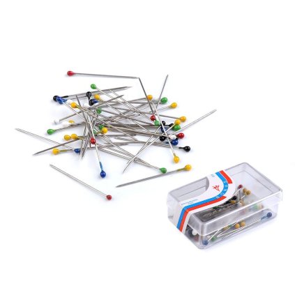 Stecknadeln Kunststoffköpfe Länge 27 mm (Varianta Farbenmix, Balení 1 Dose)