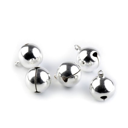 Schellen/Glocken, Ø 13; 15 mm (Varianta 1 (Ø13 mm) Silber, Balení 5 Stück)