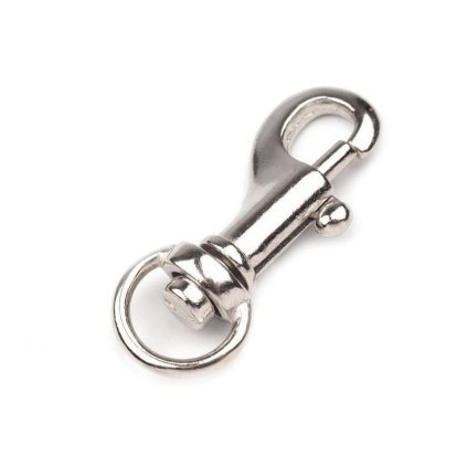 Metall-Drehkarabiner, Durchzug 9 mm (Varianta 1 Nickel, Balení 5 Stück)