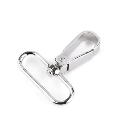 Metall-Drehkarabiner, Durchzug 39 mm (Varianta 1 Nickel, Balení 2 Stück)