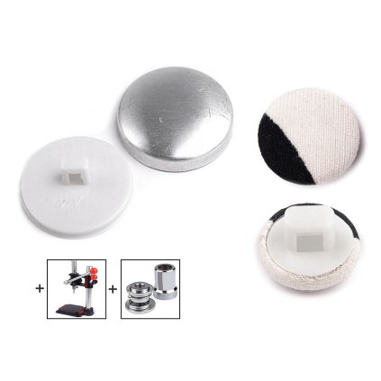 Knopf zum Beziehen Größe 44" (Varianta 1 schwarz, Balení 20 Paar)