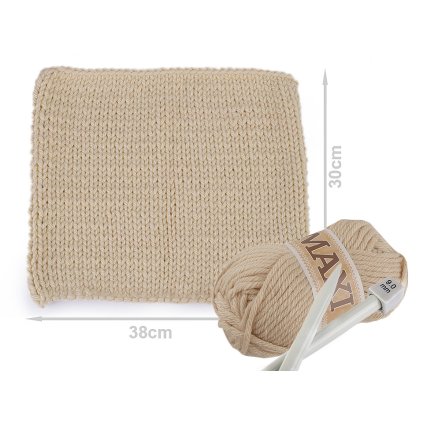 Strickgarn Jumbo Maxi 100 g (Varianta 2 (1113) hellbeige, Balení 1 Stück)