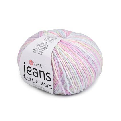Strickgarn Jeans Soft Color 50 g (Varianta 1 (6212) Multicolor, Balení 1 Stück)