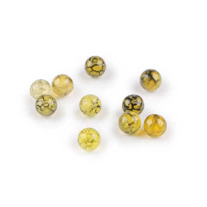 Synthetischer Achat, Mineralperlen, Ø 6 mm (Varianta Achat, Balení 10 Stück)