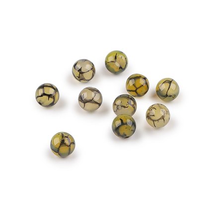 Synthetischer Achat, Mineralperlen, Ø 8 mm (Varianta Achat, Balení 10 Stück)