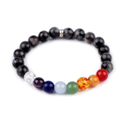 Chakra-Armband, synthetisches Mineral (Varianta Multicolor, Balení 1 Stück)