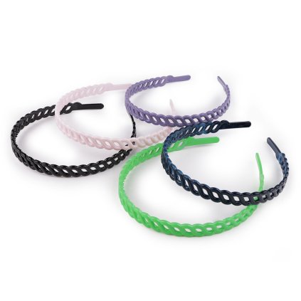 Haarreif Kunststoff (Varianta 2 dunkellila, Balení 1 Stück)