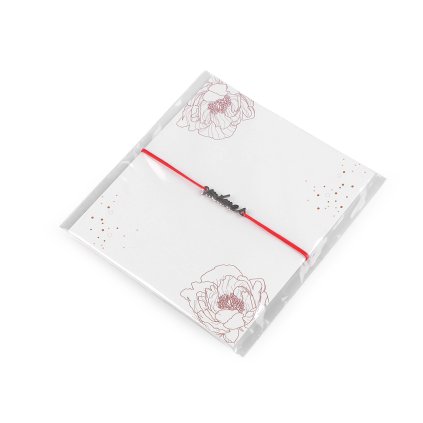 Armband mit Edelstahlanhänger „máma“ (Mutti) (Varianta 1 rot Mama, Balení 1 Stück)