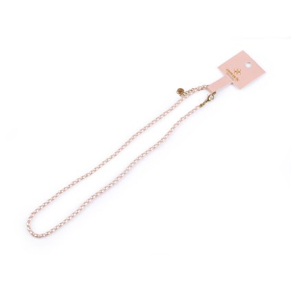 Perlenkette aus reisförmigen Perlen (Varianta 1 weiß, Balení 1 Stück)