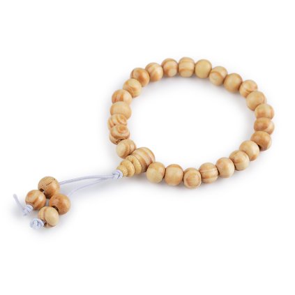 Holzarmband Japa Mala (Varianta 1 natürlich hell, Balení 1 Stück)