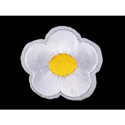 Aufbügler Blume (Varianta 1 weiß, Balení 10 Stück)