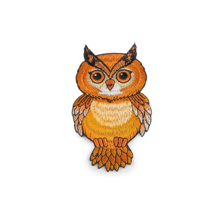 Aufbügler Eule (Varianta 1 orange, Balení 1 Stück)