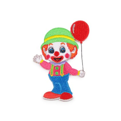 Aufbügler Klaun (Varianta Multicolor, Balení 1 Stück)