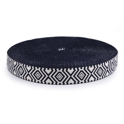 Gurtband beidseitig, Breite 38 mm (Varianta 1 dunkelblau, Balení 1 m)