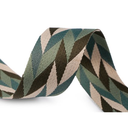 Gurtband beidseitig, Breite 50 mm (Varianta 1 grau schwarz, Balení 1 m)