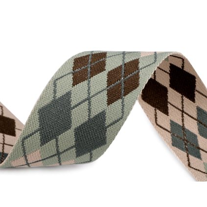 Gurtband beidseitig, Breite 50 mm (Varianta 1 Salbeigrün hell, Balení 1 m)