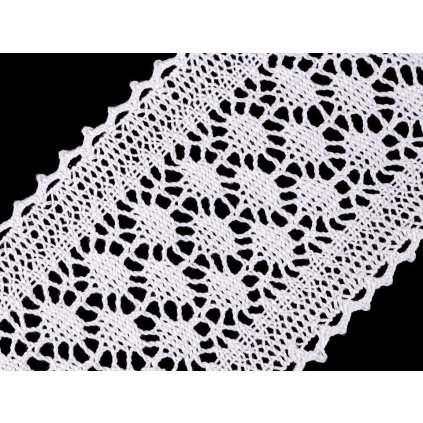 Klöppelspitze/Einsatzspitze aus Baumwolle, Breite 10 mm (Varianta 3 Ekrü dunkel, Balení 13.5 m)