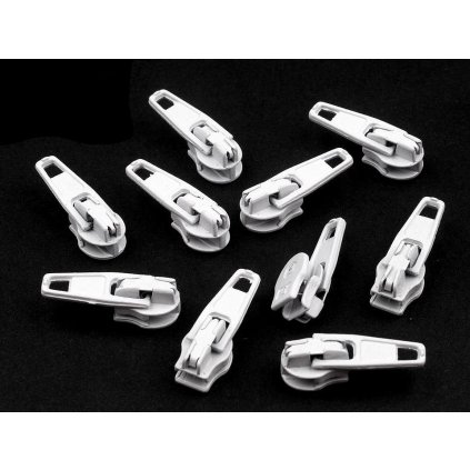 Schieber für Spiralreißverschlüsse Nr. 3 (Varianta 322 schwarz, Balení 20 Stück)