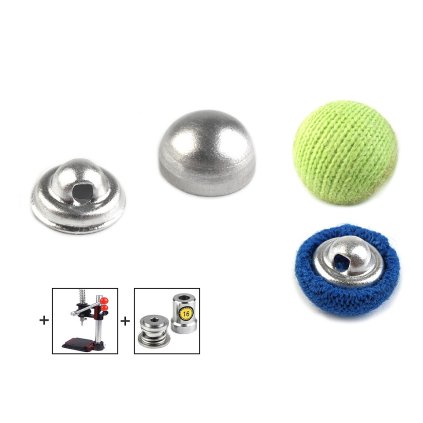 Knopf zum Beziehen, Größe 16“, ganzmetallisch (Varianta Nickel, Balení 100 Paar)