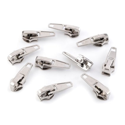 Schieber für Spiralreißverschlüsse Nr. 7 (Varianta Nickel dunkel, Balení 10 Stück)