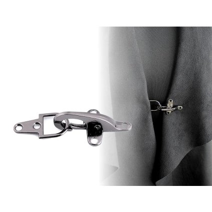 Metall Karabiner Verschluss (Varianta 1 Nickel schwarz, Balení 1 Set)