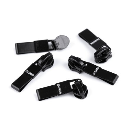 Schieber für Spiralreißverschlüsse Nr. 7 (Varianta schwarz, Balení 5 Stück)