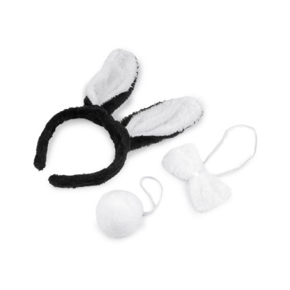 Karnevalsset – Hase/Kaninchen (Varianta 1 weiß schwarz, Balení 1 Set)