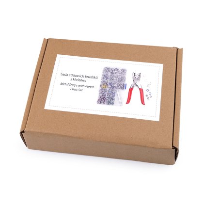 Set Roland Baby Druckknöpfe und Zange, für dünne Stoffe (Varianta Siehe Abbildung, Balení 1 Set)