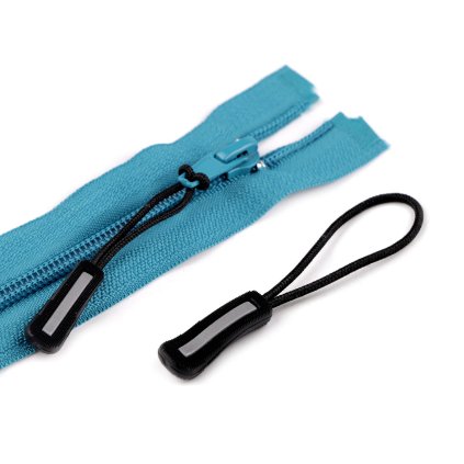 Zipper Schlaufe/RV-Anhänger mit reflektierendem Element (Varianta schwarz, Balení 10 Stück)