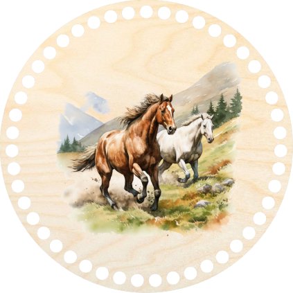 230015 dno viko kruh 20 cm dva kone