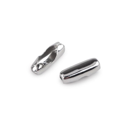 Verbindungs-/Endstück für Kugelkette, 3 x 9 mm (Varianta platine, Balení 100 Stück)